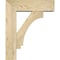 Ekena Millwork Imperial Block Rough Sawn Bracket w/ Offset Brace, Douglas Fir, 6"W x 18"D x 22"H BKT0604X18X22IMP05RDF - alternate 4